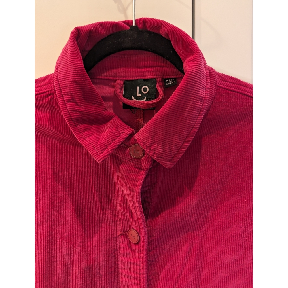 Lazy Oaf Chore Jacket - Pink Cord - Picture 6 of 6